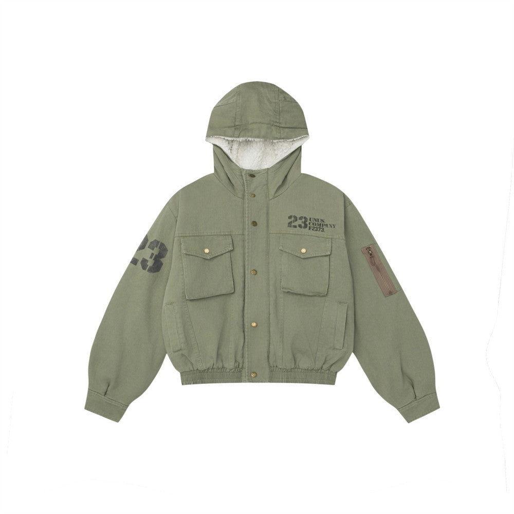 Hooded jacket cotton coat by eprolo