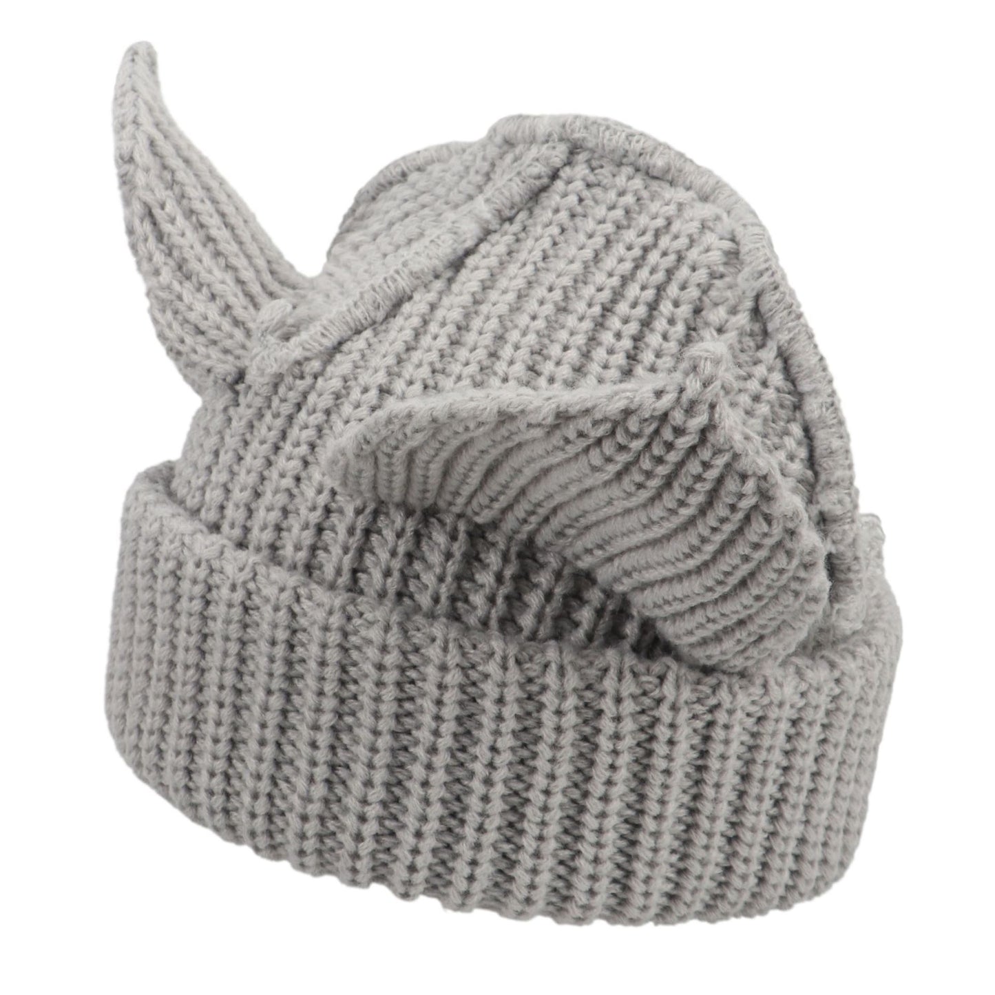 Devil Ears Thickened All Acrylic Knitted Hat by My Store