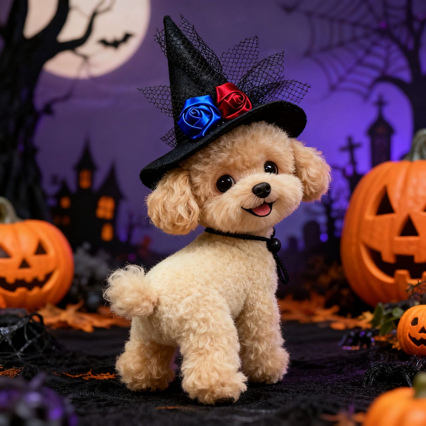 Pet Halloween Hat Creative Pumpkin Devil Spider New Stock Rabbit Pet Dog by eprolo
