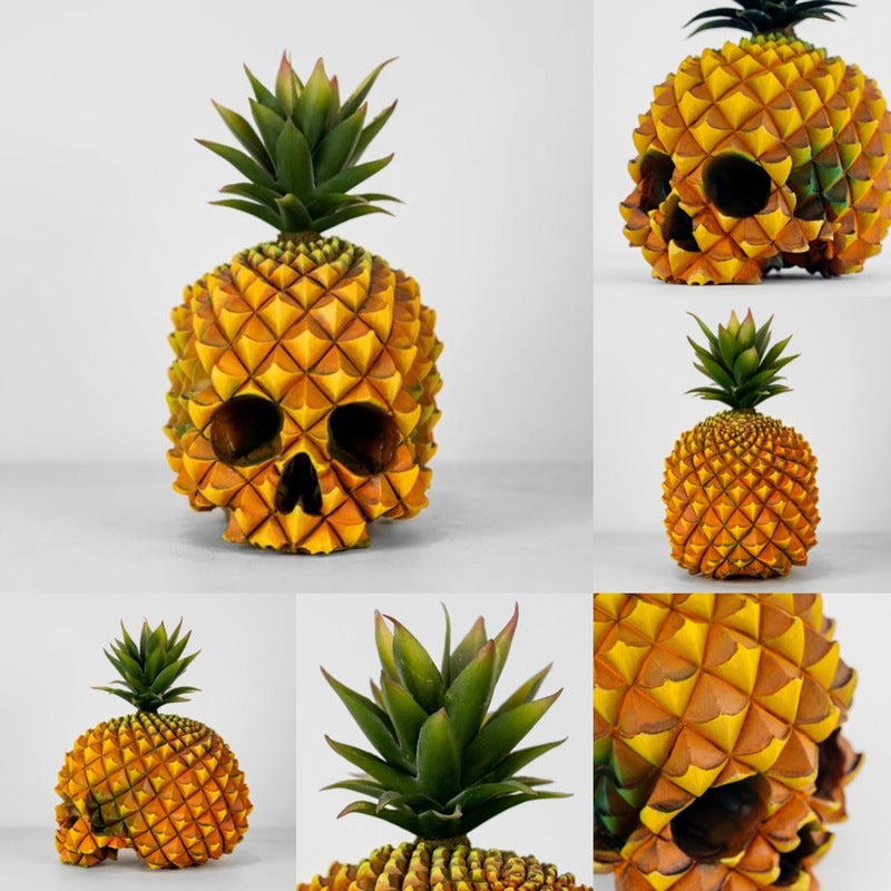 Pineapple Skeleton Halloween Decoration Creative Decoration by eprolo