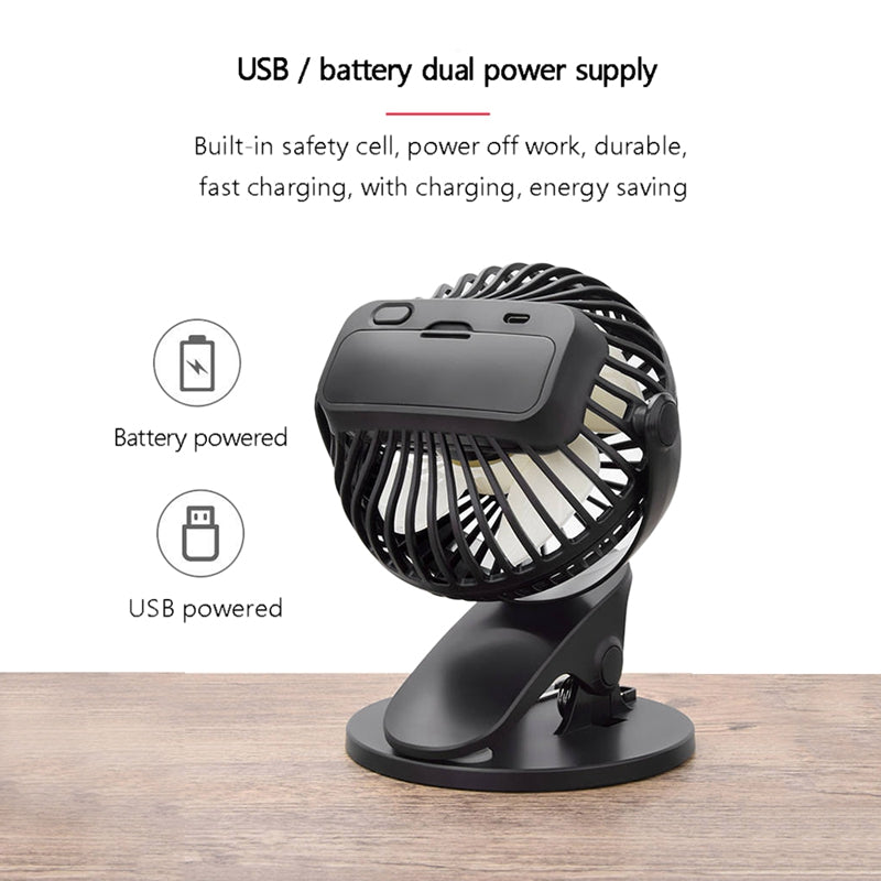 Mini student fan by DERILUJA LLC