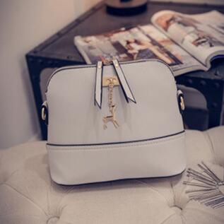 Women Leather Small Shoulder Bag Women Deer Spliced Collision Cross Body Bag Women SHhoulder Bags Girl Messenger Bag