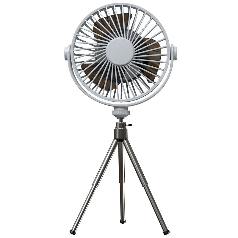 Tripod Outdoor Fan Portable Camping Tent Small Ceiling Fan Lamp Wireless USB Charging Camping Fan by eprolo