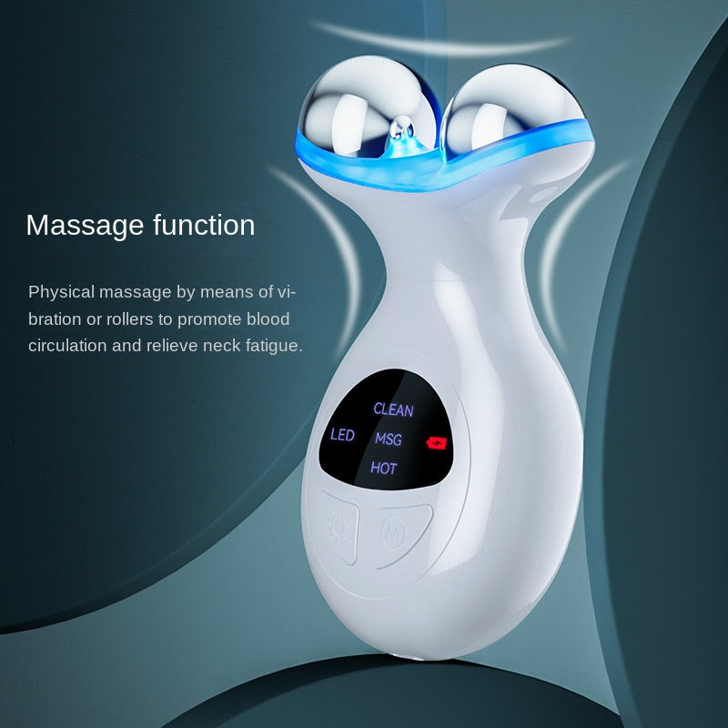 EMS Neck Massage Roller Facial V-Shaping Electric Massager for Home Beauty Device by eprolo