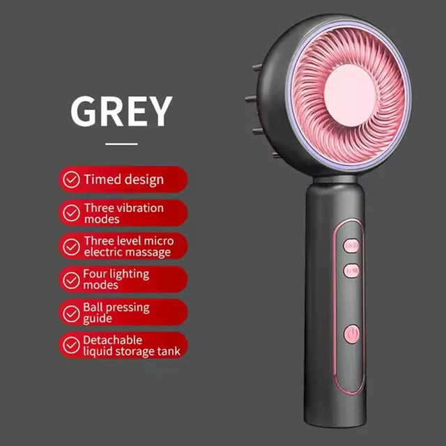 Head Massagers Scalp with 4 Mode Guiding Comb For Hair Massage Red Light Therapy Smooth Hair Care Deep Moisturizing of the Scalp by eprolo