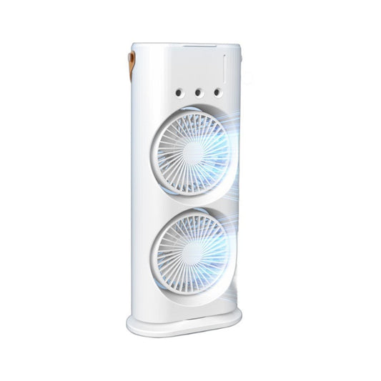 Rechargeable Portable Mini Fan with Spray Cooling – Desktop/ Room Use, Ventilation & LED Light by eprolo