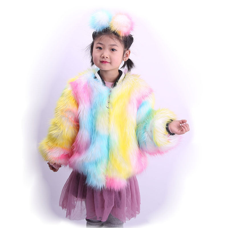 Faux fur coat coat by My Store