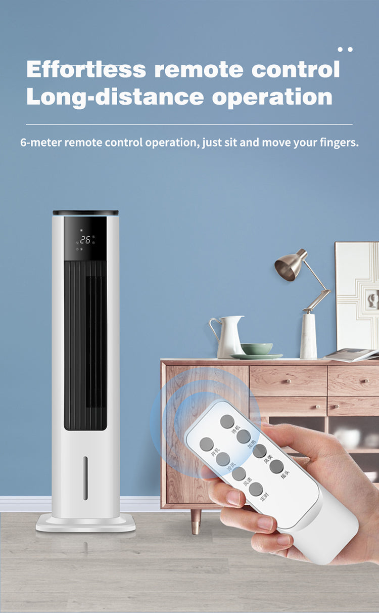 Cooling and heating fan dual-use refrigeration fan tower household water-cooled small air conditioner whole house heater heater by eprolo