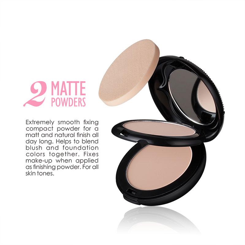 MENOW Double Layer Compact Powder Makeup Professional Beauty Concealer pressed powder Light  F612