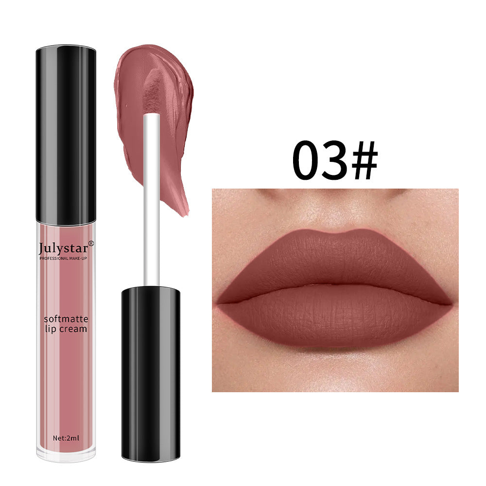 Makeup Powder Mist Matte Candy Lip Glaze Matte Long Lasting Moisturizing Liquid Lipstick