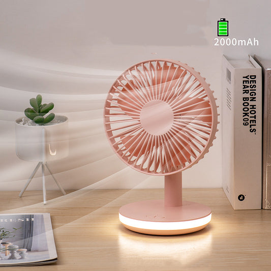 New USB Portable Multifunctional Desktop LED Night Light Mini Fan by eprolo
