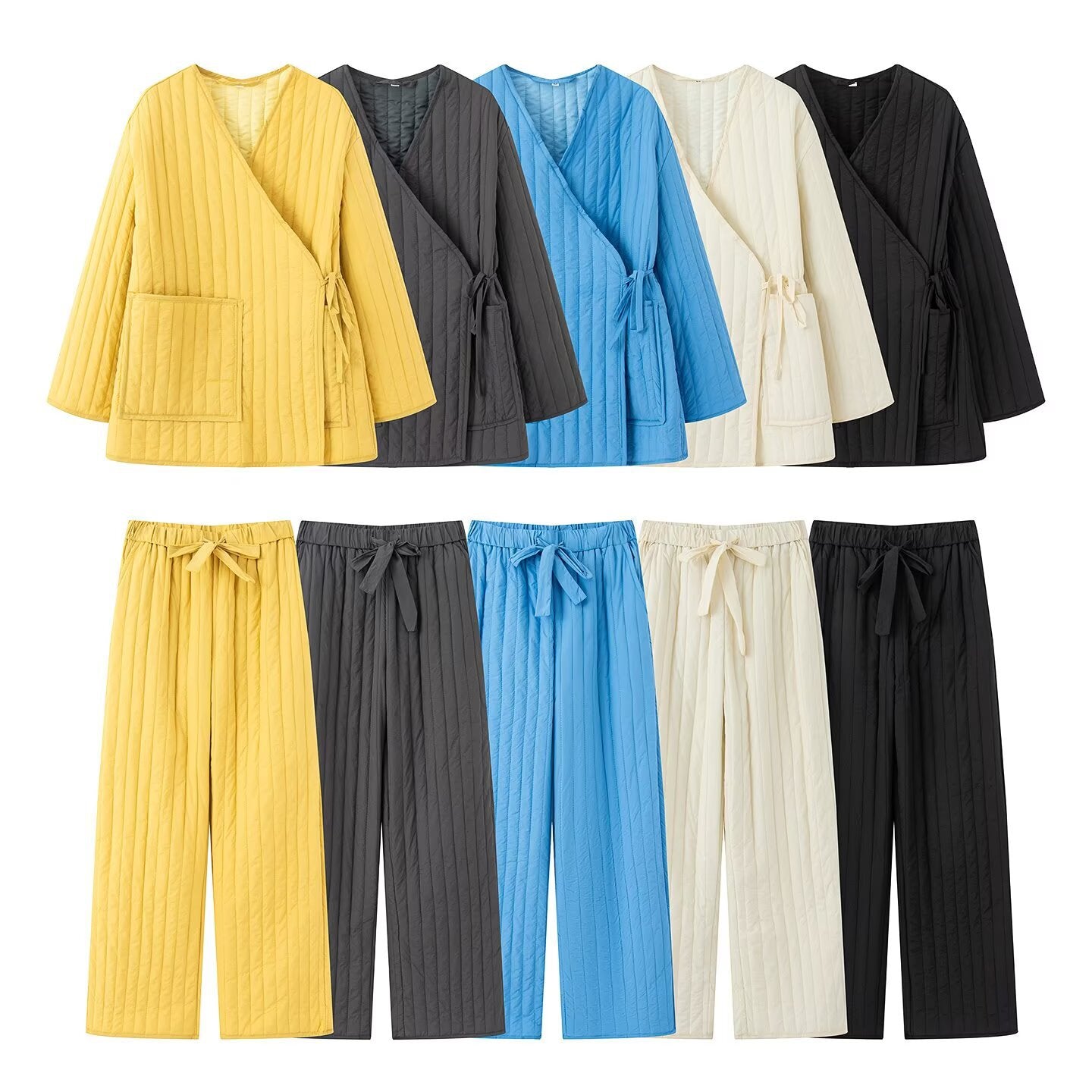 Loose casual cotton suit set by eprolo
