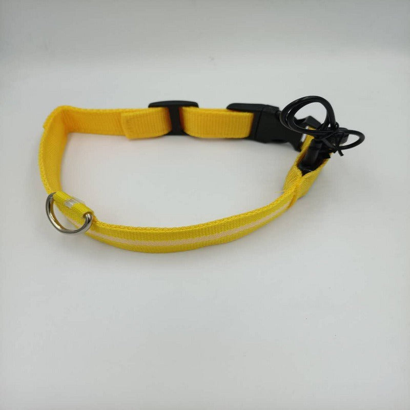 Led Pet Collar Glow Collar Pet Belt Mesh Rechargeable Neck Ring Usb Rechargeable Dog Cord Collar Battery by eprolo