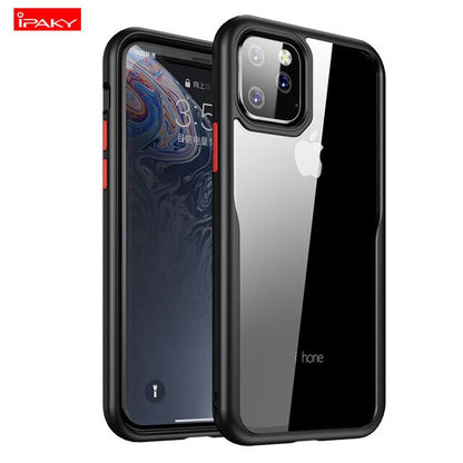 Applicable to Apple 11 mobile phone shell new iphone11 6.1 protective cover shatter-resistant 6.5 lanyard transparent soft shell