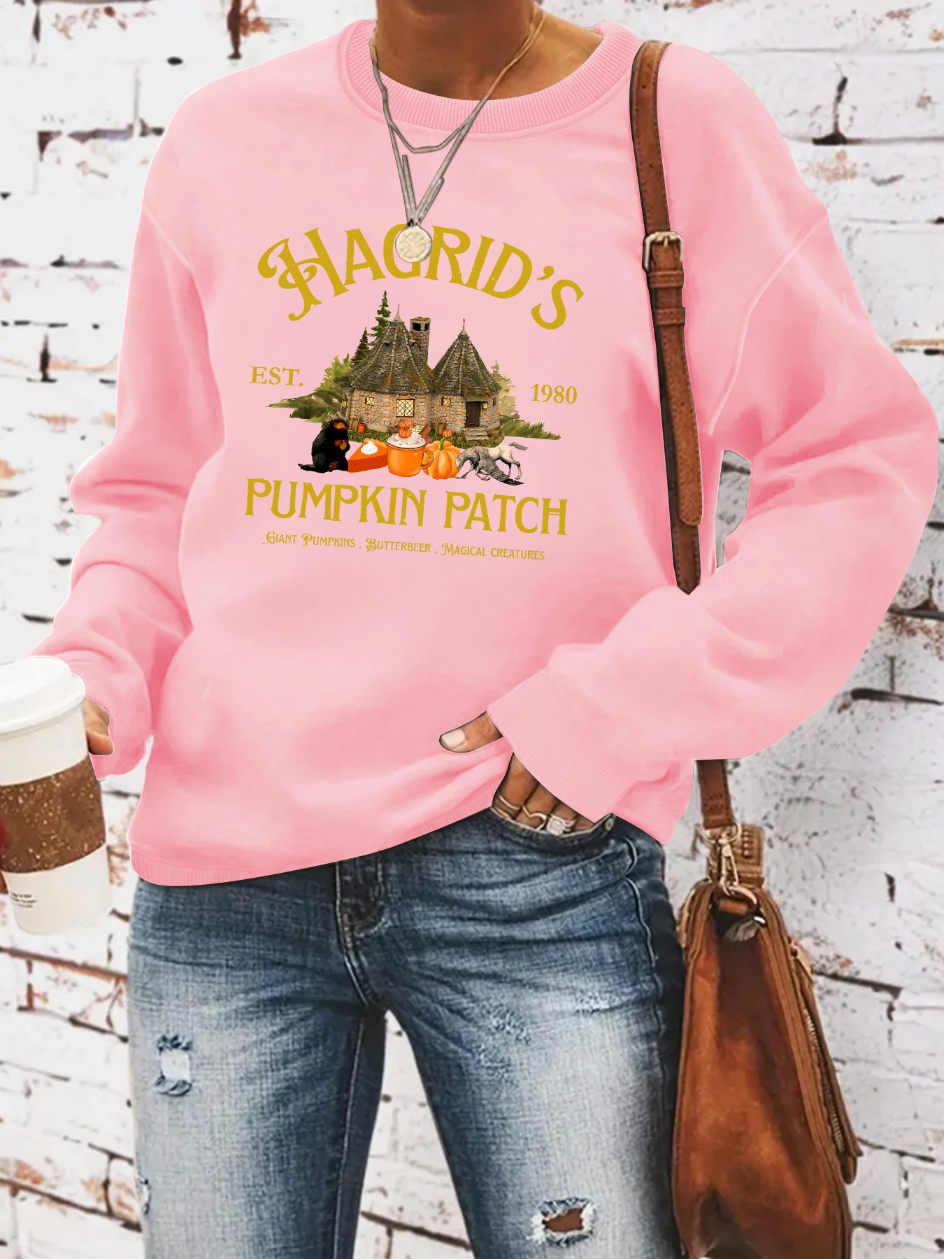 HAGRID'S print on hoodie
