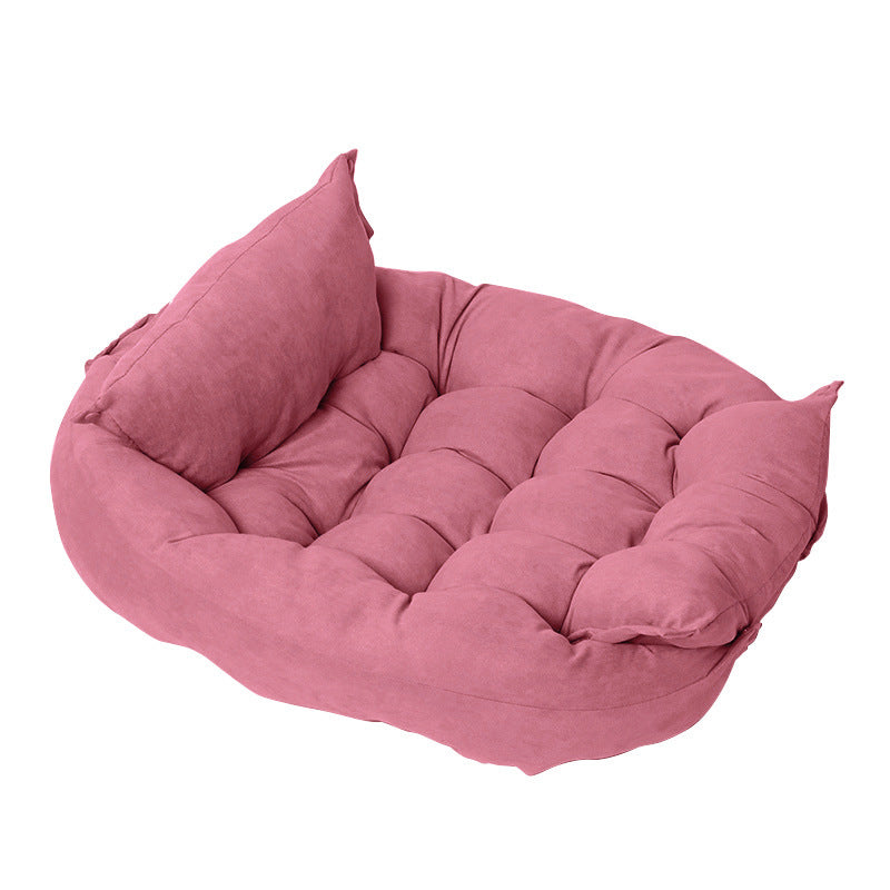 Four-Season Universal Summer Folding Dog Sofa Bed Soft Pet Cushion Pit Bull Small And Medium-Sized Dogs Pet Kennel by eprolo