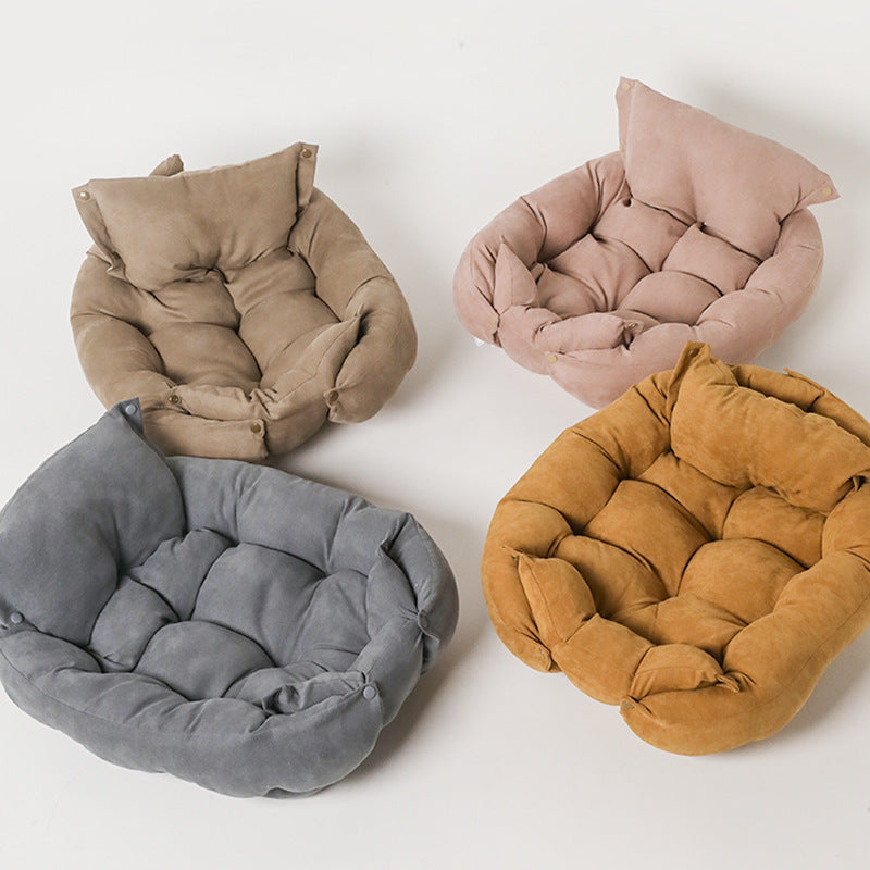 Four-Season Universal Summer Folding Dog Sofa Bed Soft Pet Cushion Pit Bull Small And Medium-Sized Dogs Pet Kennel by eprolo