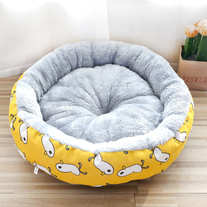 Dog And Cat Litter Padded With Round Cotton by My Store