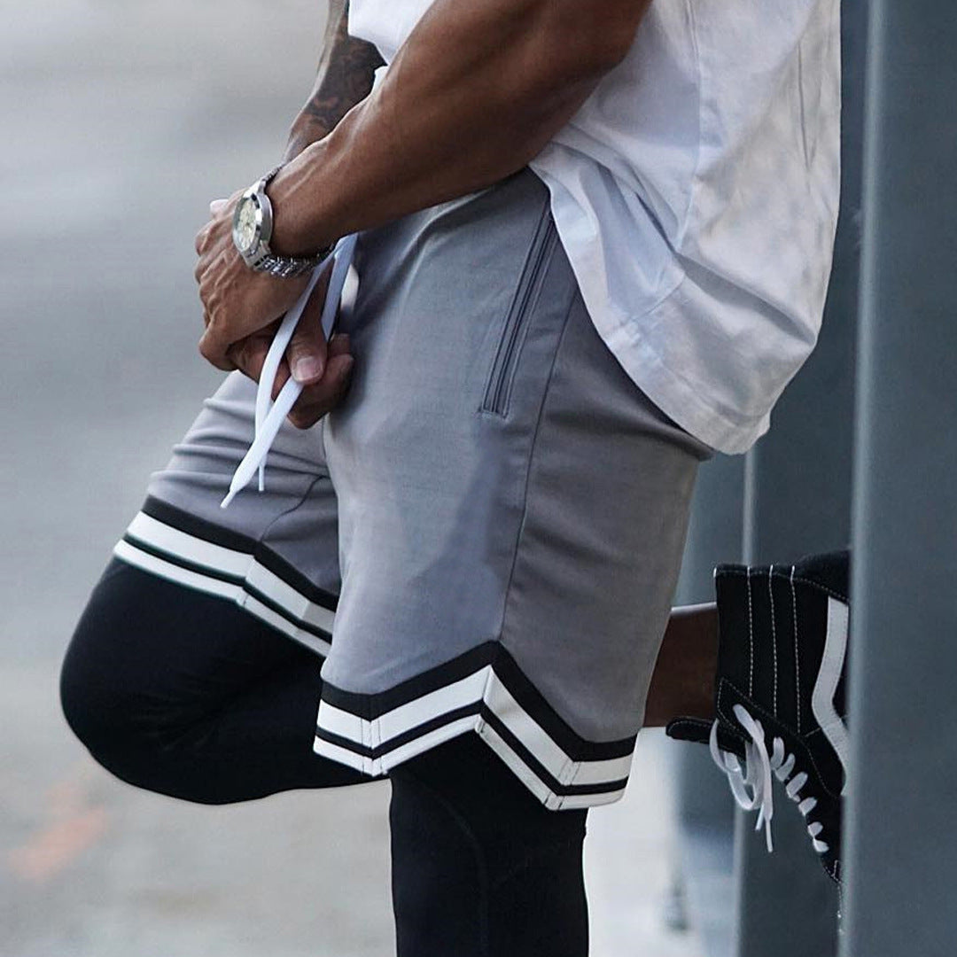 Running Exercise Shorts Men's Training Pant by DERILUJA LLC
