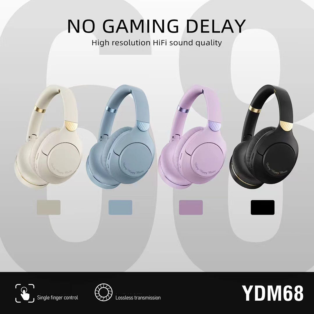 YDM68 new wireless Bluetooth headset with heavy bass gaming headset by eprolo