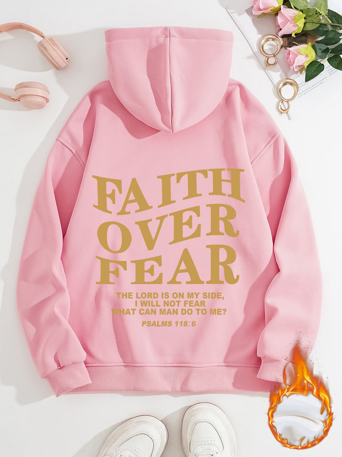 FAITH OVER FEAR Women's Hoodie