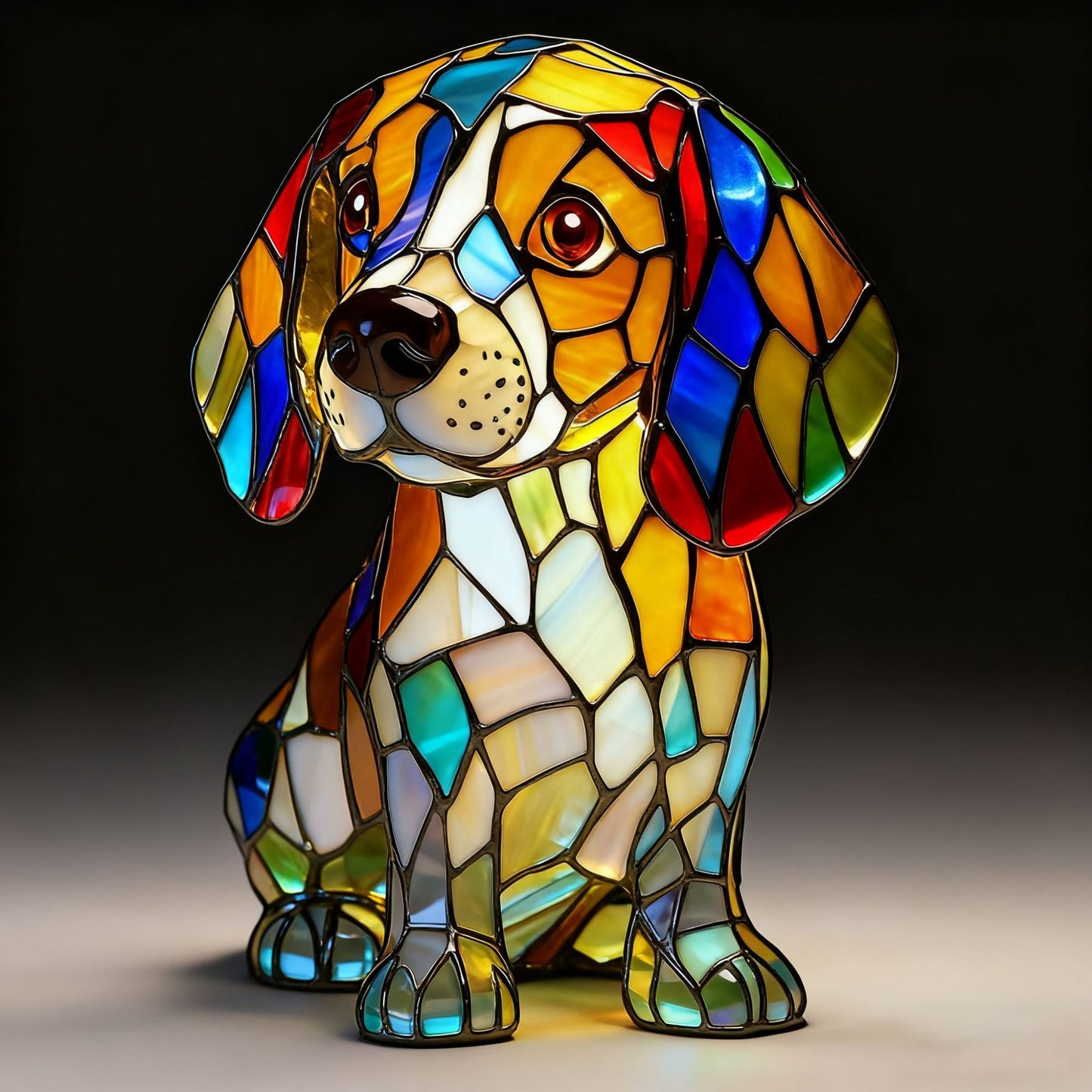 Dachshund Lamp - Bigfoot Lamp Resin Statue LED Decorative Light by eprolo
