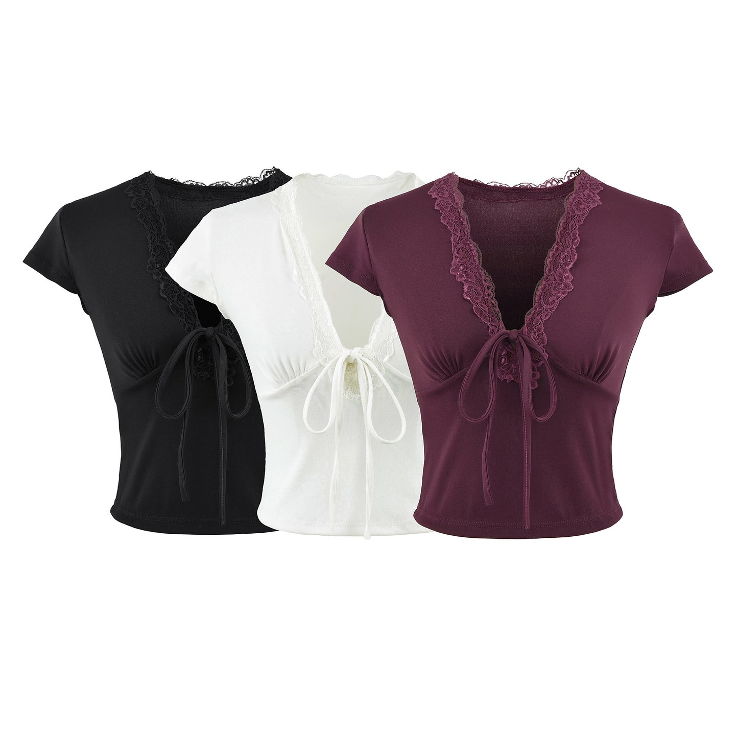 V-neck top for women by eprolo