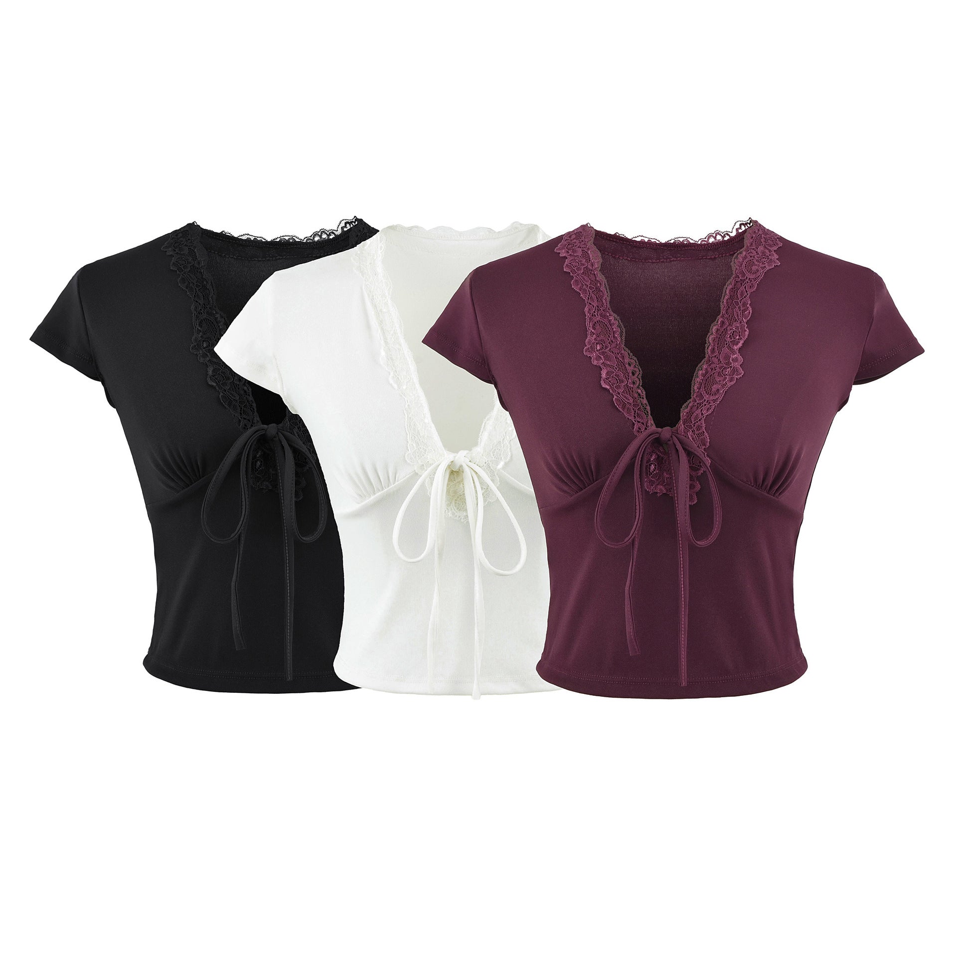 V-neck top for women by eprolo
