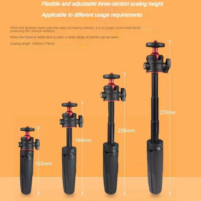 Mini desktop selfie stick tripod handheld photography live vlog camera mobile phone portable telescopic stand by eprolo