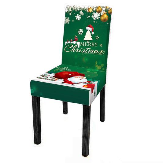 New Christmas Chair Cover Digital Print Christmas Chair Cover Christmas Dining Chair Cover Decorative Chair Cover jd