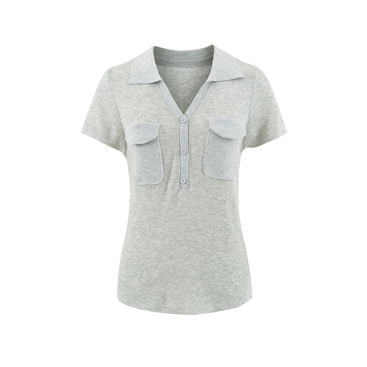 V-neck top for women by eprolo