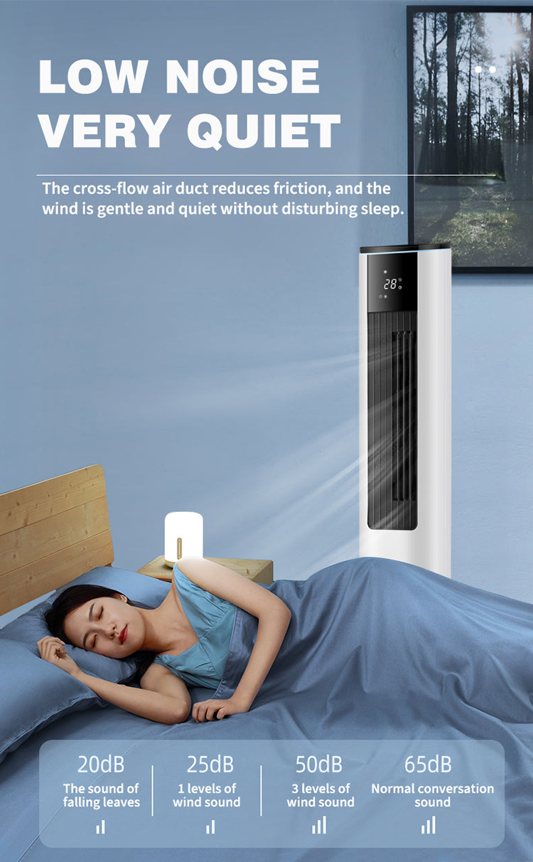 Cooling and heating fan dual-use refrigeration fan tower household water-cooled small air conditioner whole house heater heater by eprolo