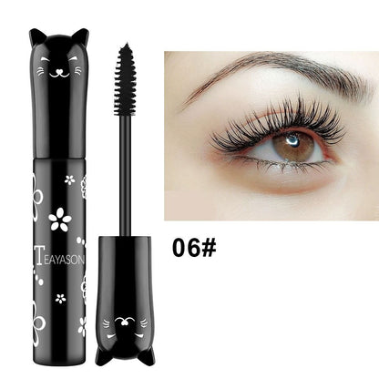 Professional Makeup Mascara Waterproof Quick-drying Eyelash Curling Lengthening Makeup Eyelashes Blue Purple Color Mascara