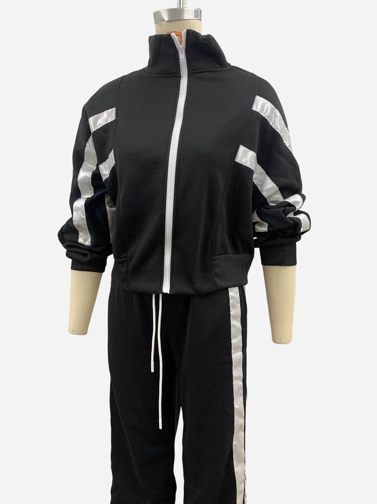 Fashion Two-piece Women's White Sports Suit Loose Sports Shirt Casual Pants Sets Sportswear Women Clothes Tracksuit Women Outfits by DERILUJA LLC
