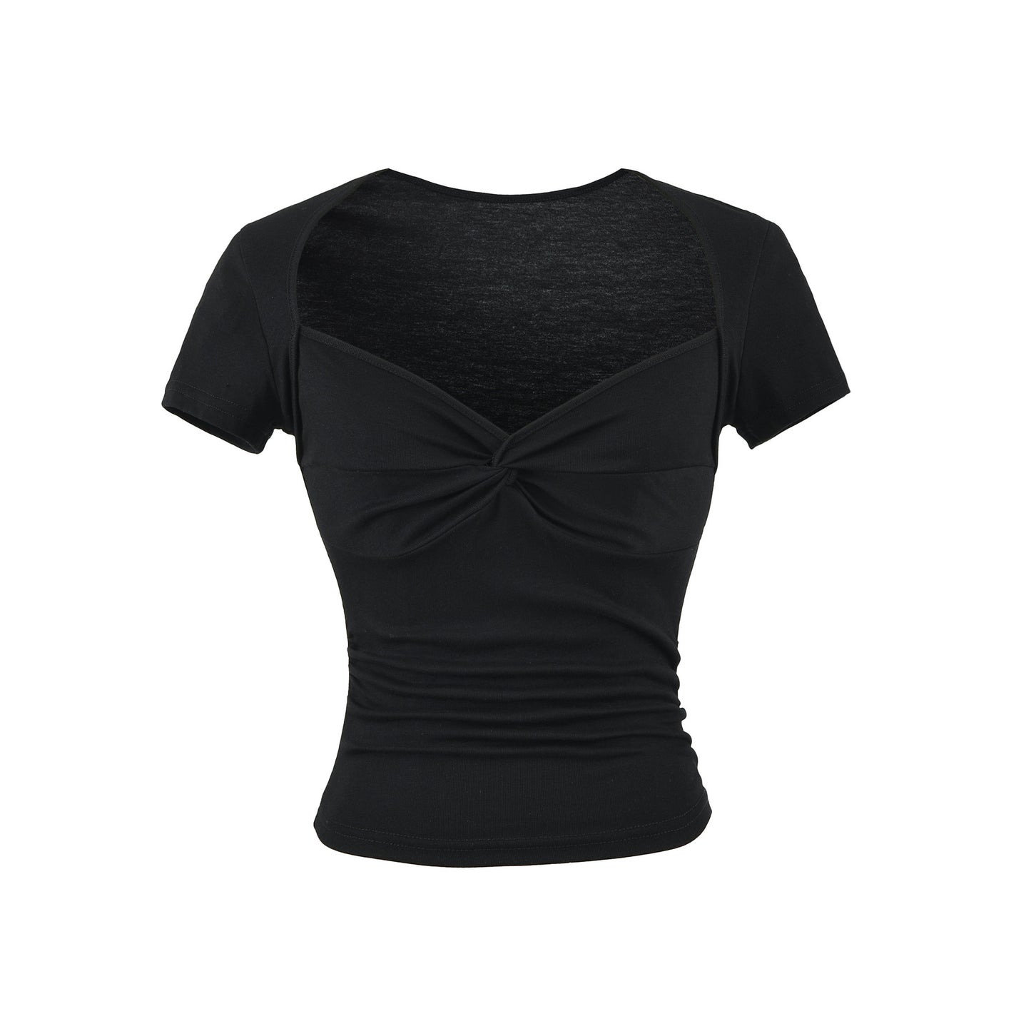 Square neck short sleeved T-shirt for women by eprolo