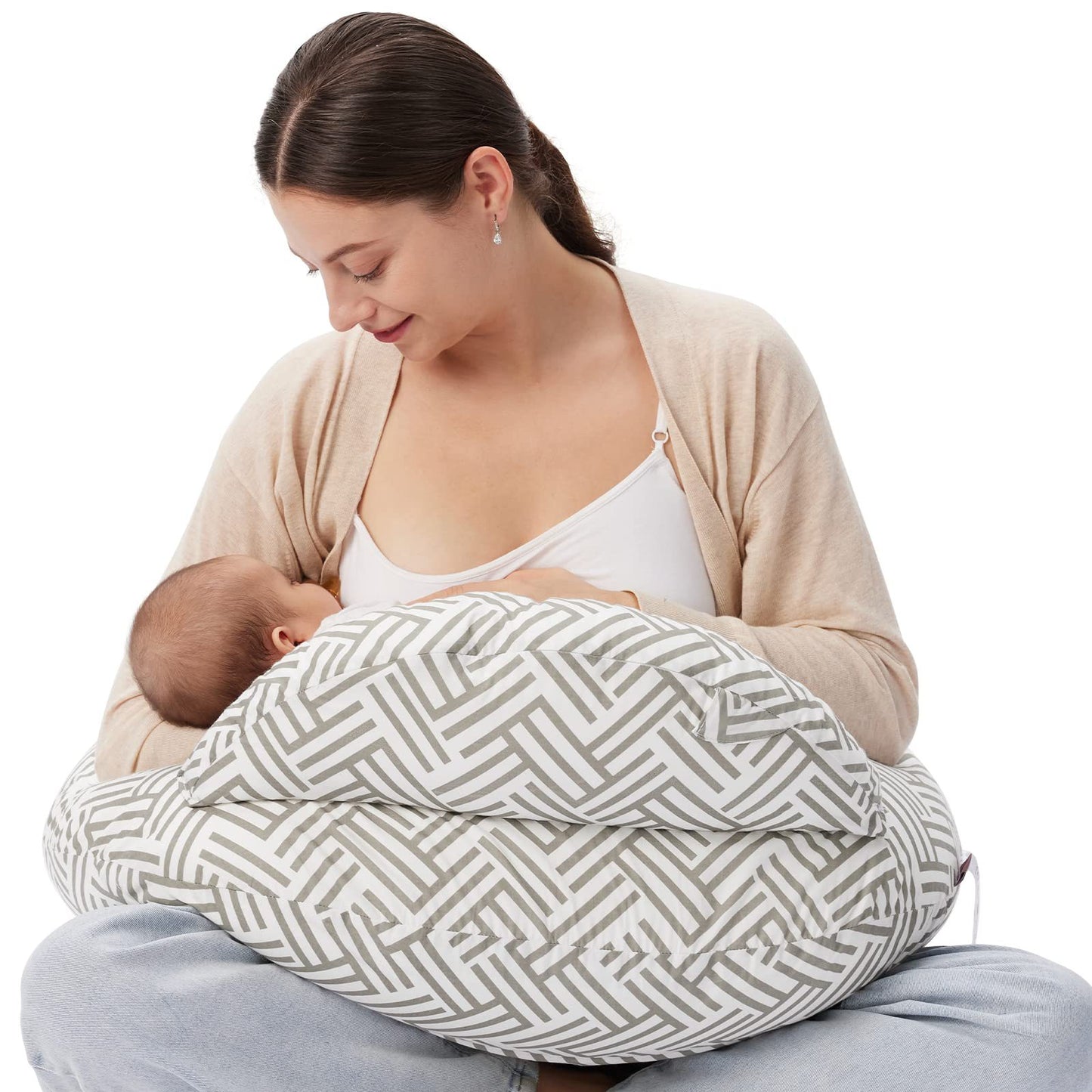 Nursing pillow baby pillow feeding pillow multifunctional detachable pregnant woman pillow breastfeeding by eprolo