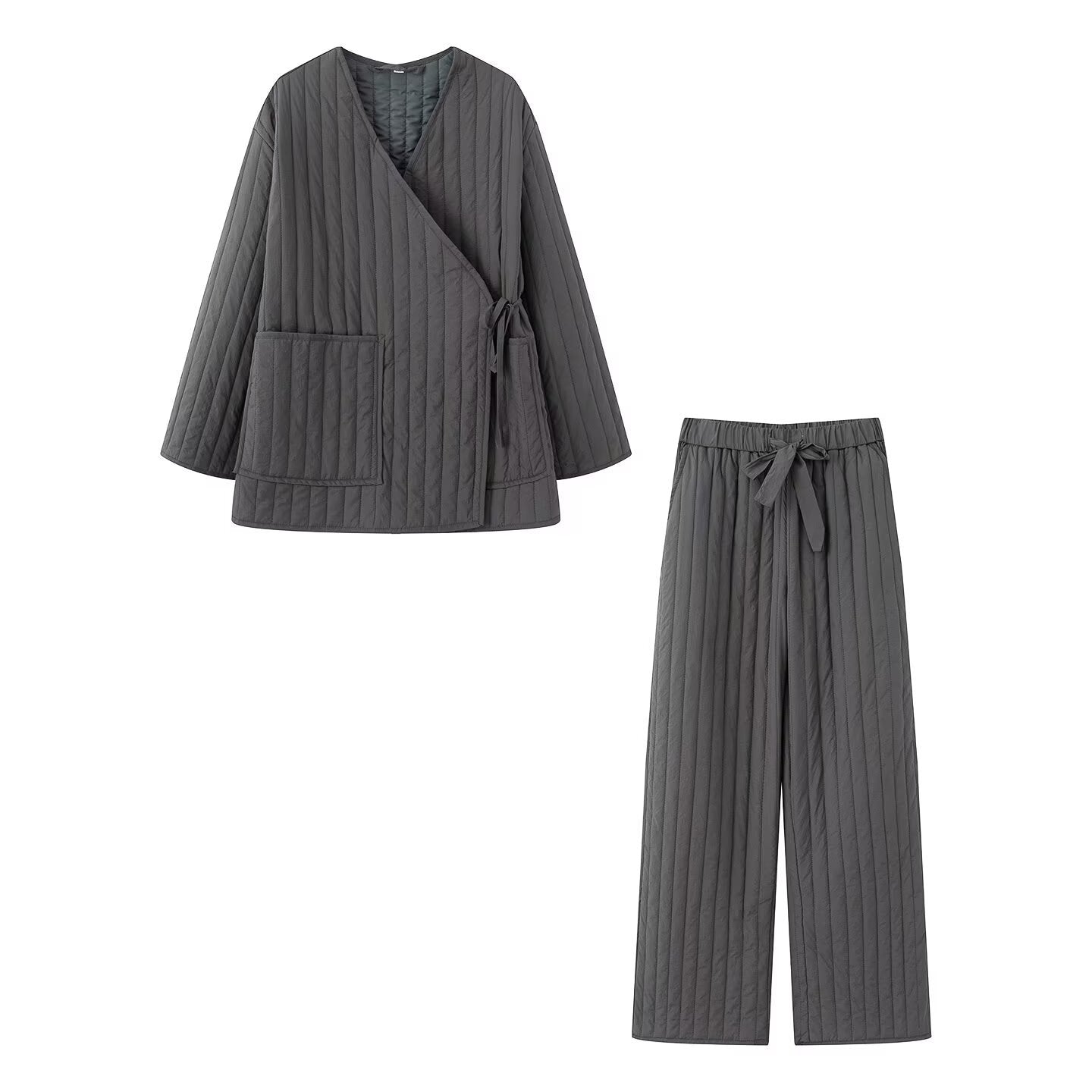 Loose casual cotton suit set by eprolo