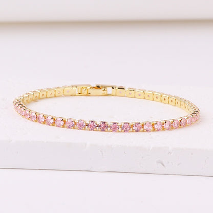 Personalized colored zircon bracelet kod