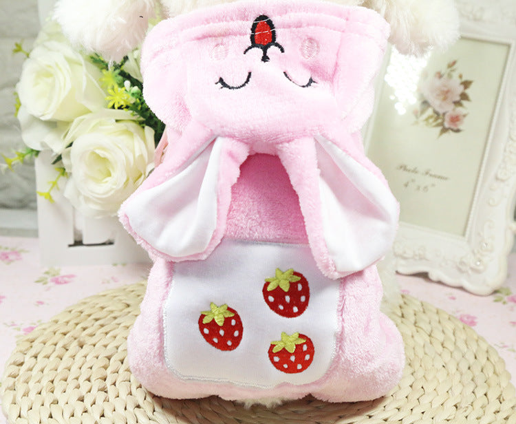 Cross-Border Pet Dog Clothes, Cat Autumn and Winter Four-Legged Cotton Coat, Cartoon Transformation Clothing, Cat Clothing, Dog Clothing Supplies by DERILUJA LLC