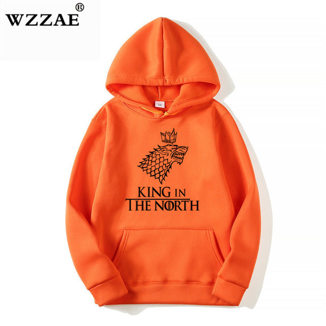 Game of Thrones Wolf hoodies Poleron Hombre Fashion Streetwear Cotton Sweatshirt Pullover Men women Hoodie Sweat mens Hoodies