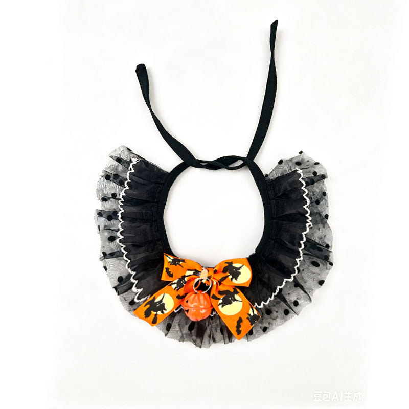 New Cat Bandana Hat Set Halloween Pet Scarf Neckwear Dog Bib Collar by eprolo