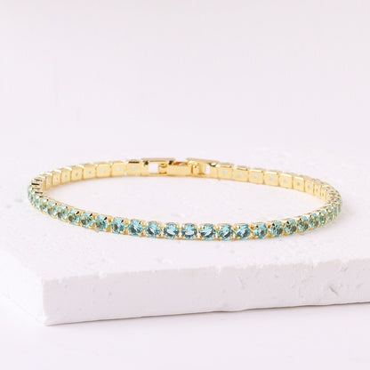 Personalized colored zircon bracelet kod