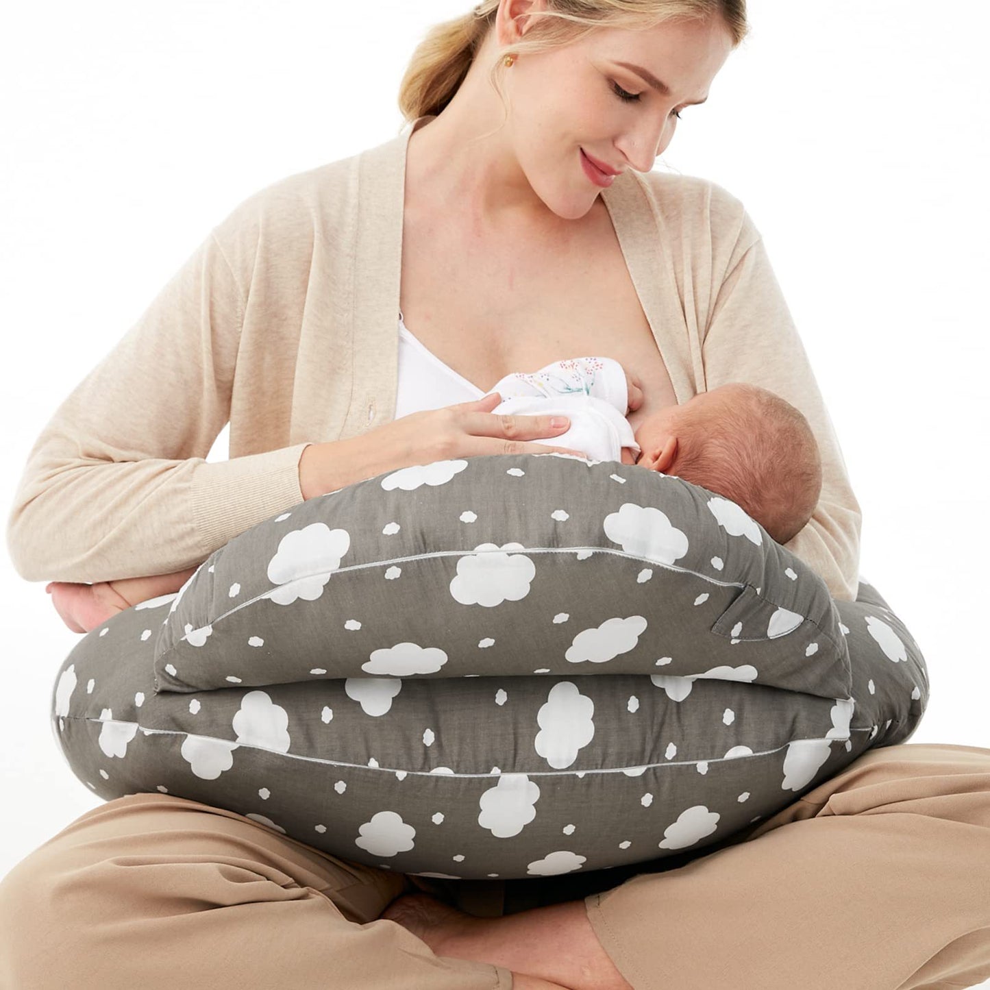 Nursing pillow baby pillow feeding pillow multifunctional detachable pregnant woman pillow breastfeeding by eprolo