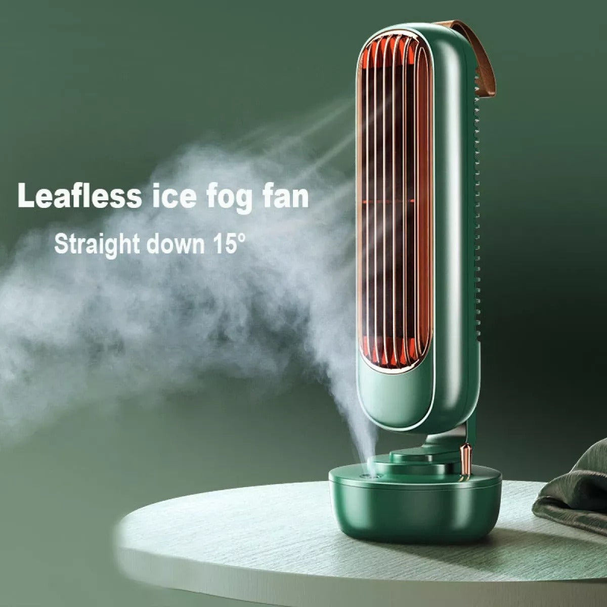 Retro Humidification Tower Fan Creative Two-In-One Spray Fan Desktop USB Integrated Humidification Fan by eprolo
