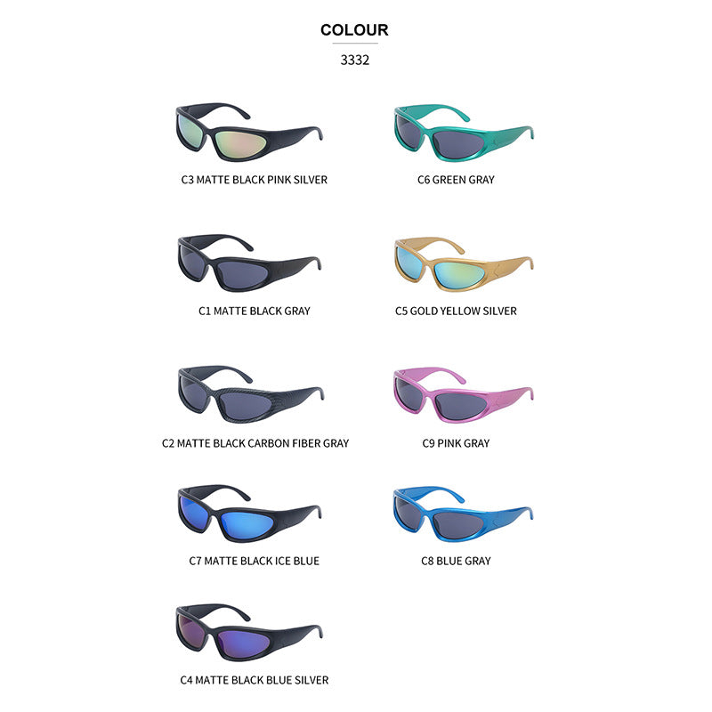 New Popular Personalized Cycling Sports Sunglasses Men's Anti UV Sunglasses Women's Fashion by eprolo
