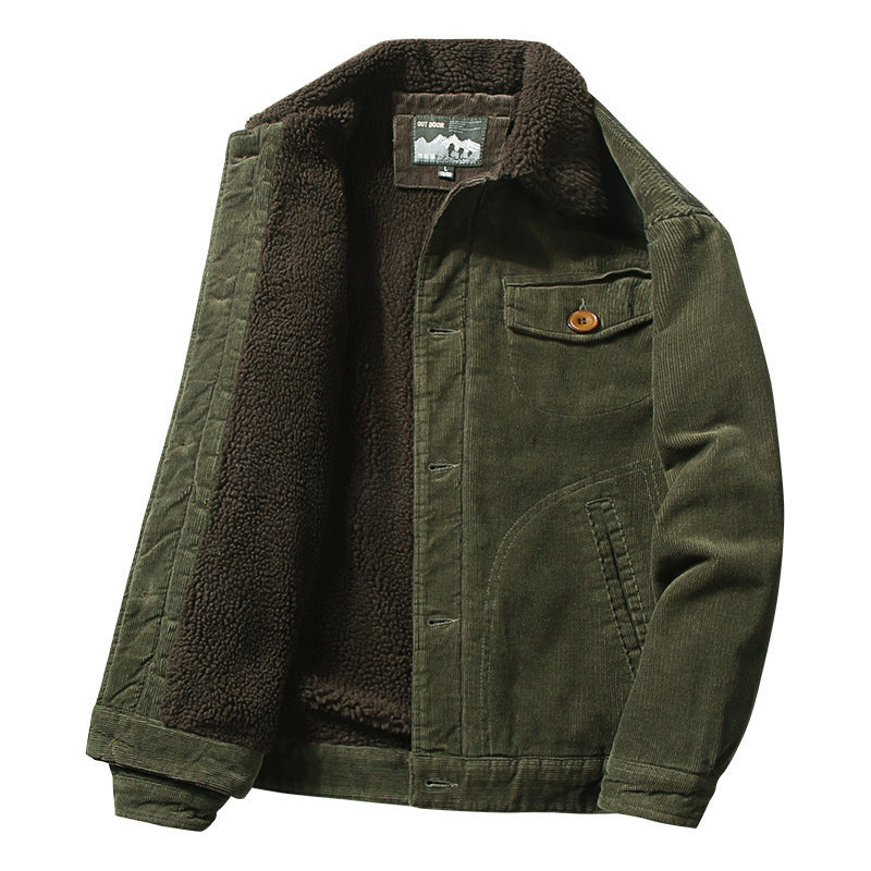 Stand Collar Casual Warm Cotton Coat by My Store