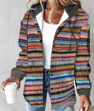 Women's large plaid style women's jacket plaid autumn and winter new style by eprolo