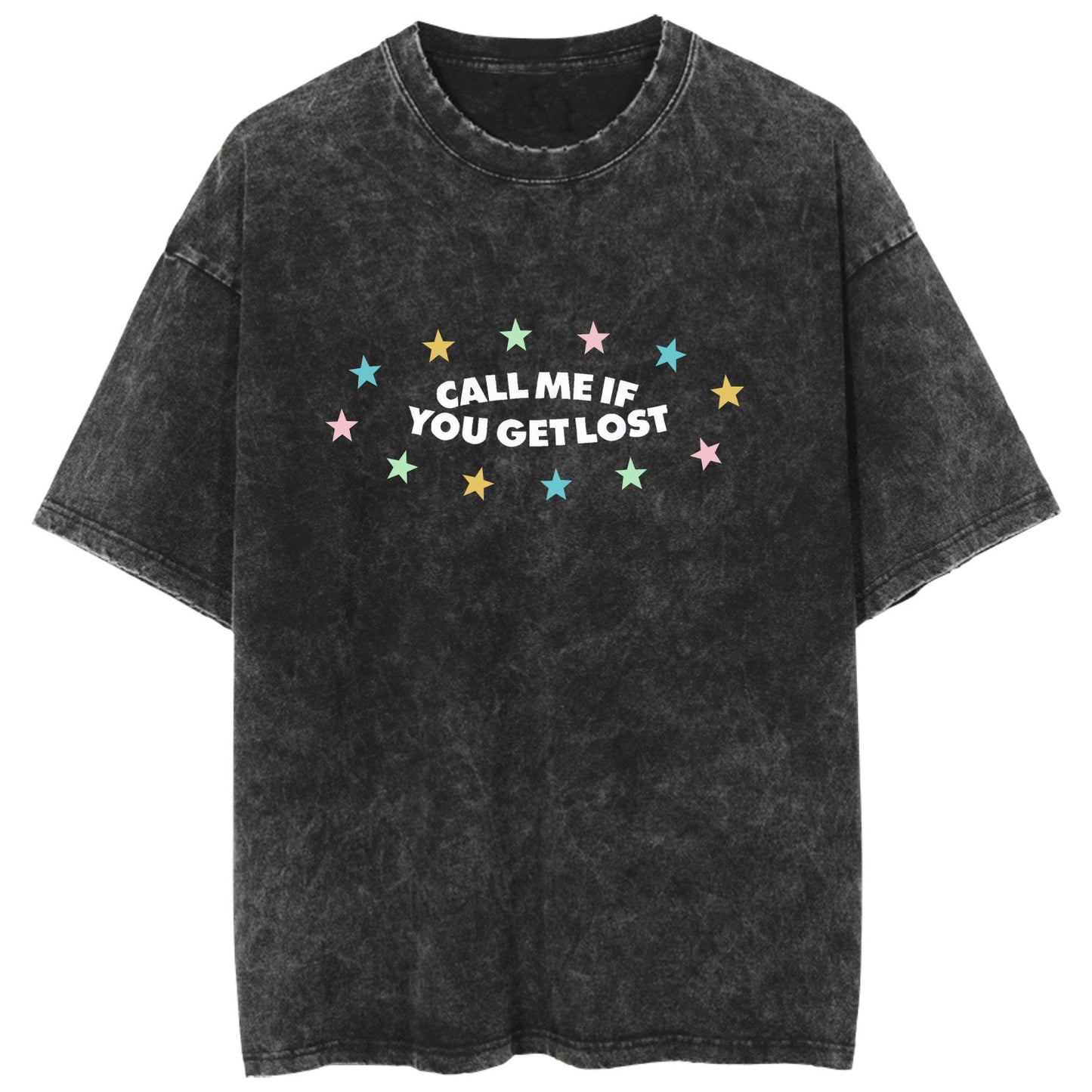 Rap Singer Washed Retro Short Sleeve Fan Commemorative T-Shirt by eprolo