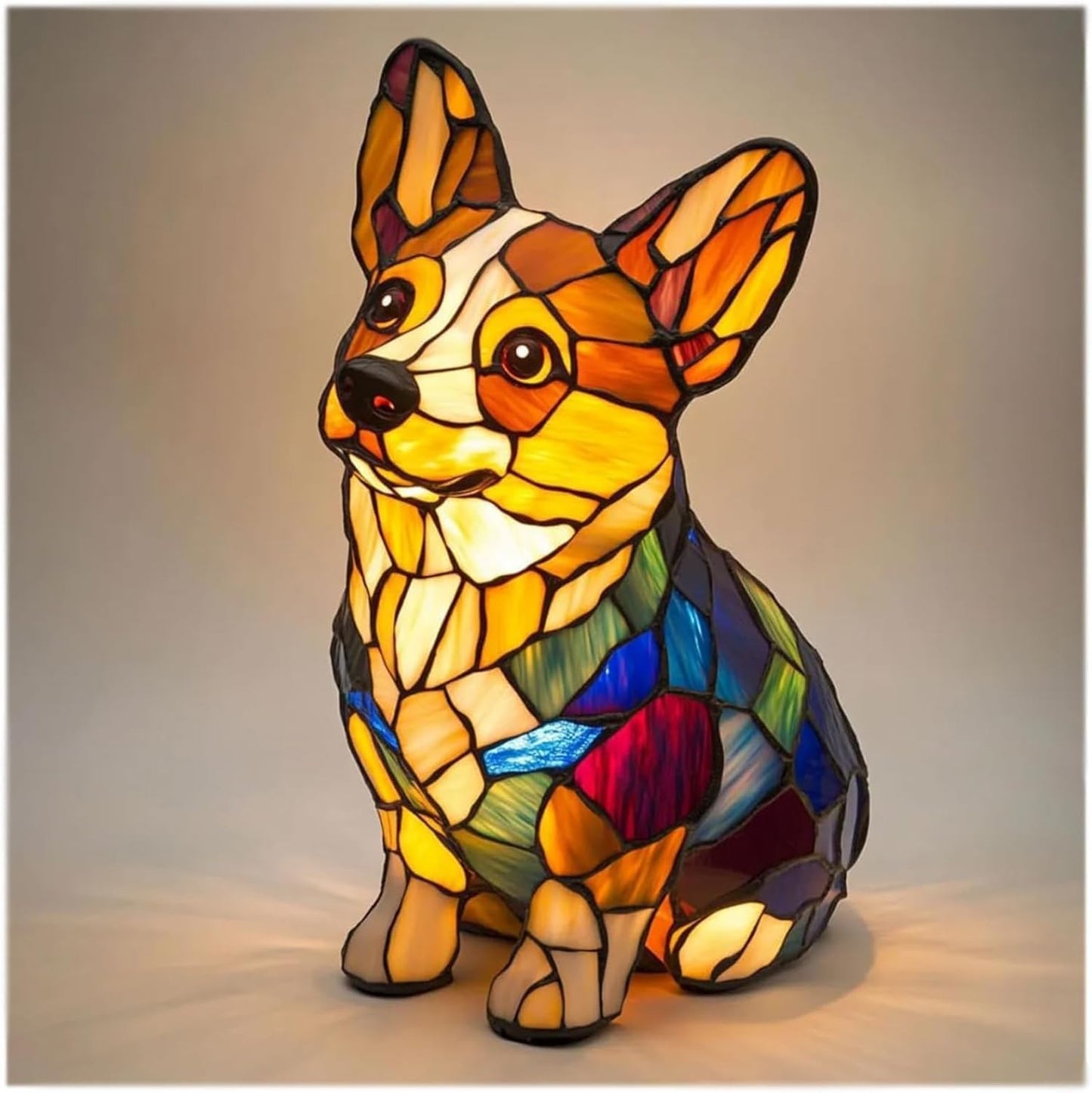 Dachshund Lamp - Bigfoot Lamp Resin Statue LED Decorative Light by eprolo