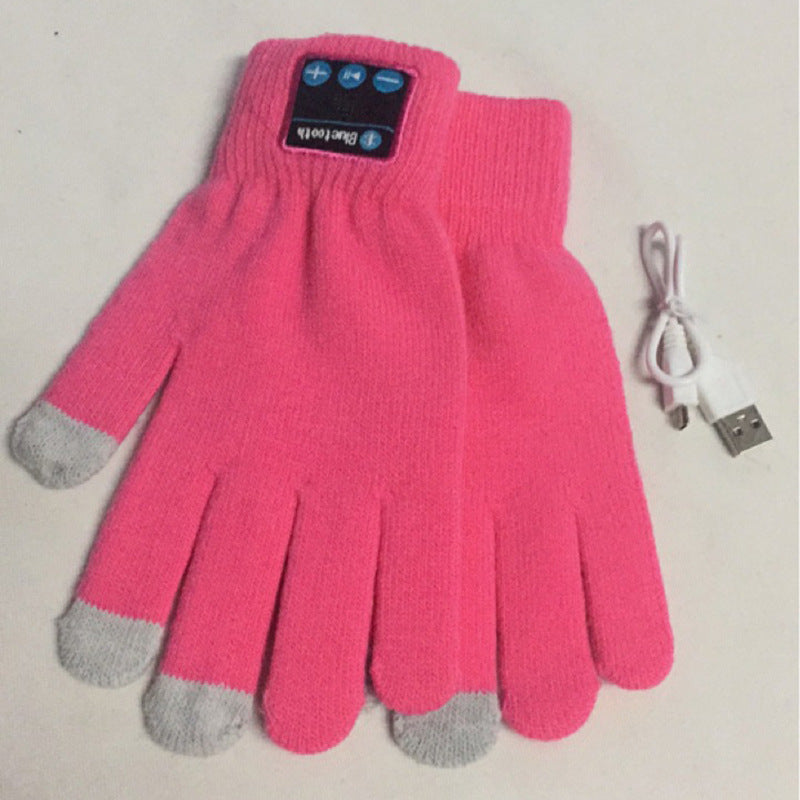Winter Wireless Bluetooth Gloves Built-In Touch Screen Stereo Speakers Cycling Outdoor Gloves by eprolo